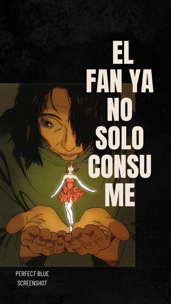 Screenshot de película Perfect Blue (1997) de Satoshi Kon Fuente: Mutamag.com